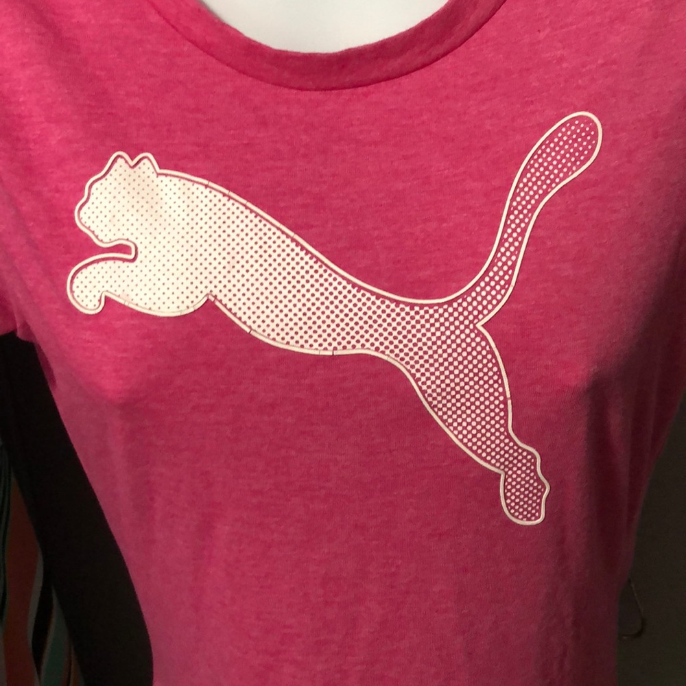 Puma pink tee size small - Picture 2 of 6
